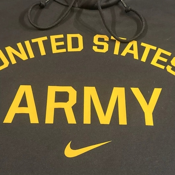 NIKE On Field Dri Fit Army Black Knights Hoodie Sweatshirt Men’s Medium - Picture 3 of 5